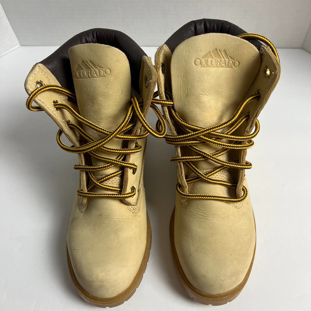 Colorado Waterpoof Leather Tan Boots Size